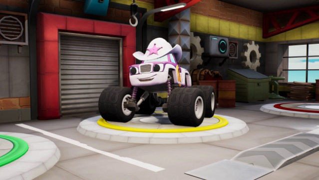 Blaze and the Monster Machines: Axle City Racers Gameplay Screenshot