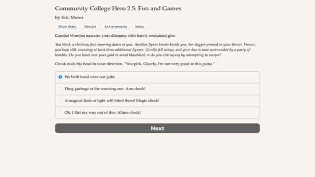 Community College Hero: Fun And Games PC Screenshot