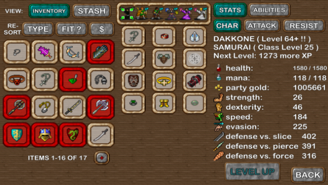 DUNGEONS OF CHAOS PC Screenshot
