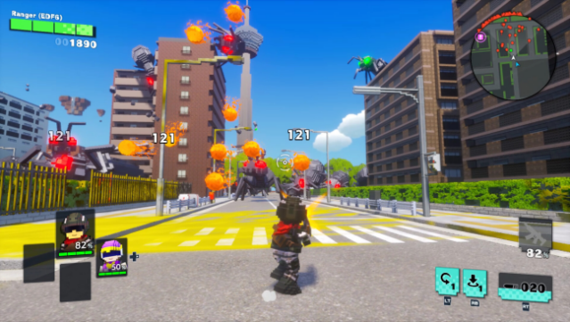 EARTH DEFENSE FORCE: WORLD BROTHERS PC Screenshot