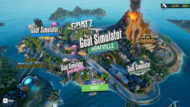 Goat Simulator: Remastered Gameplay Screenshot