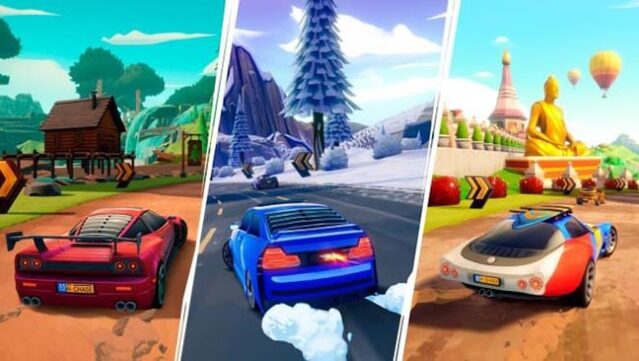 Horizon Chase Gameplay Screenshot