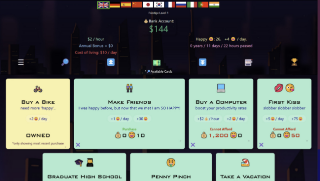 Idle Trillionaire Gameplay Screenshot