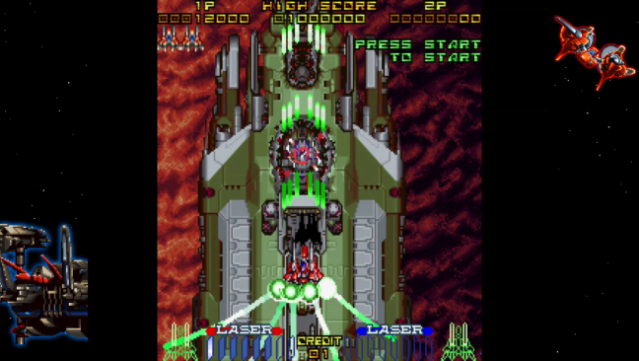 Layer Section & Galactic Attack S-Tribute Gameplay Screenshot