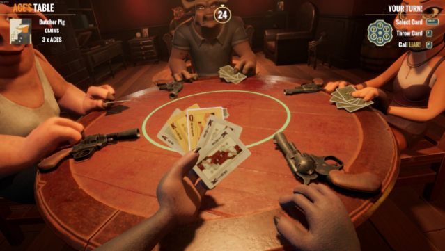 Liar’s Bar Gameplay Screenshot