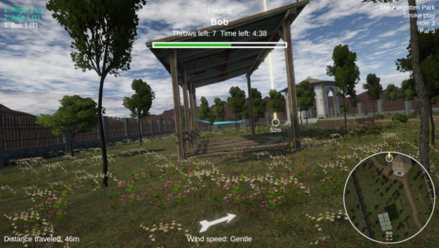 Magic Disc Golf Gameplay Screenshot