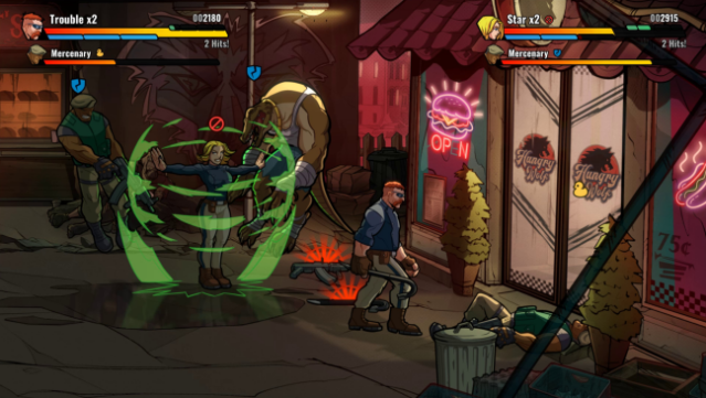 Mayhem Brawler Gameplay Screenshot