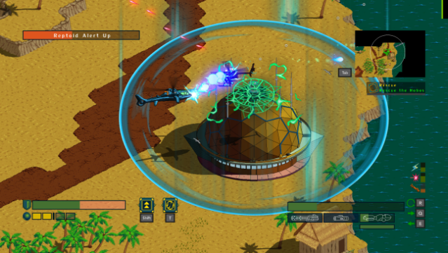 Megacopter: Blades of the Goddess Gameplay Screenshot