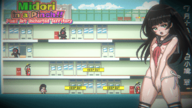 Midori in a Pinch: Pixel Art Uncharted Territory PC Screenshot