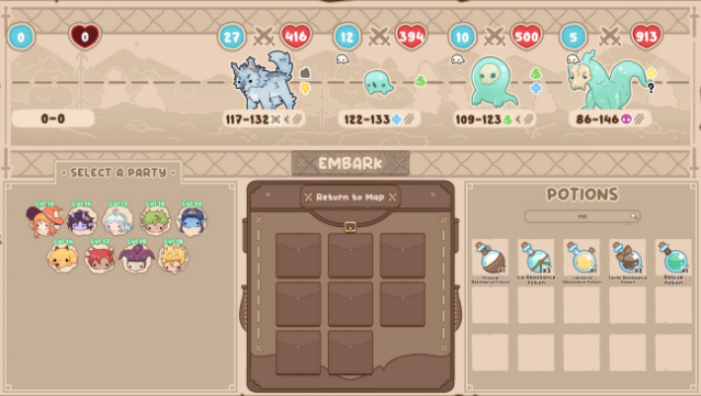 My Party Needs an Alchemist Gameplay Screenshot