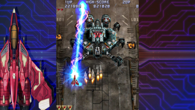 Raiden IV x MIKADO remix Gameplay Screenshot