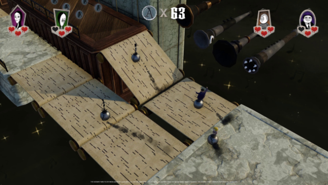 The Addams Family: Mansion Mayhem Gameplay Screenshot