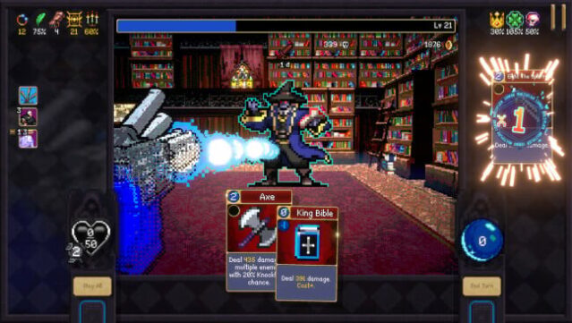 Vampire Crawlers: The Turbo Wildcard from Vampire Survivors Gameplay Screenshot