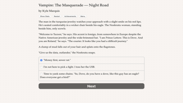 Vampire: The Masquerade – Night Road PC Screenshot