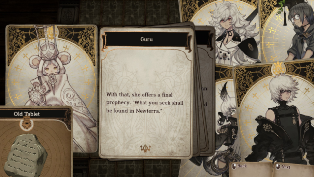 Voice of Cards: The Beasts of Burden Gameplay Screenshot
