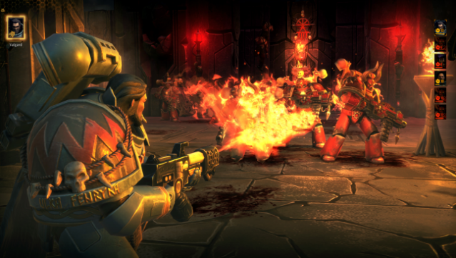 Warhammer ,: Space Wolf Gameplay Screenshot