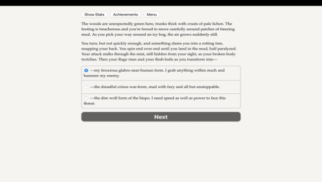 Werewolf: The Apocalypse — The Book of Hungry Names Gameplay Screenshot