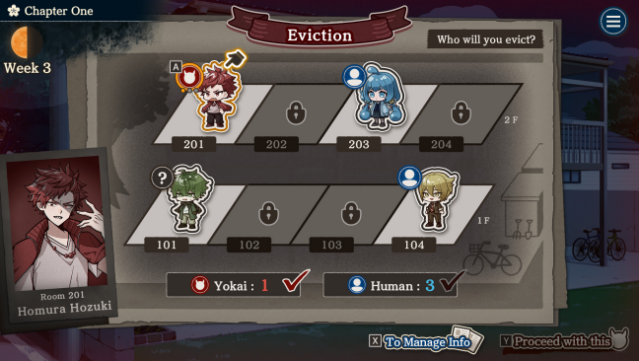 Yokai Landlord: Monster Mystery! Gameplay Screenshot