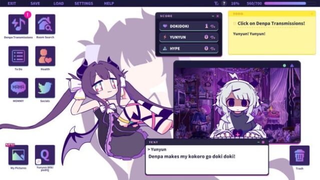Yunyun Syndrome!? Rhythm Psychosis PC Screenshot